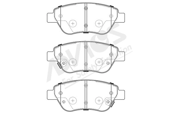 Brake Pad Set, disc brake (D1N101Y)