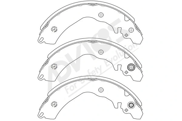 Brake Shoe Set (D8N017Y)