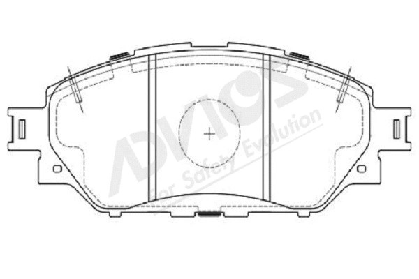 Brake Pad Set, disc brake (A1N246Y)