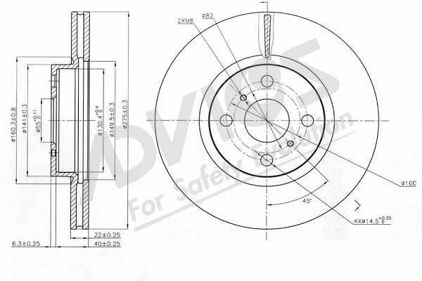 Brake Disc (A6F256)