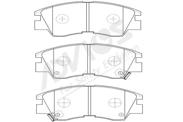 Brake Pad Set, disc brake (D1N033Y)