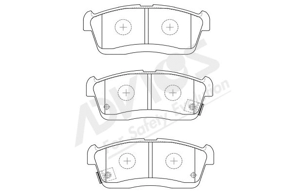 Brake Pad Set, disc brake (H1N056Y)