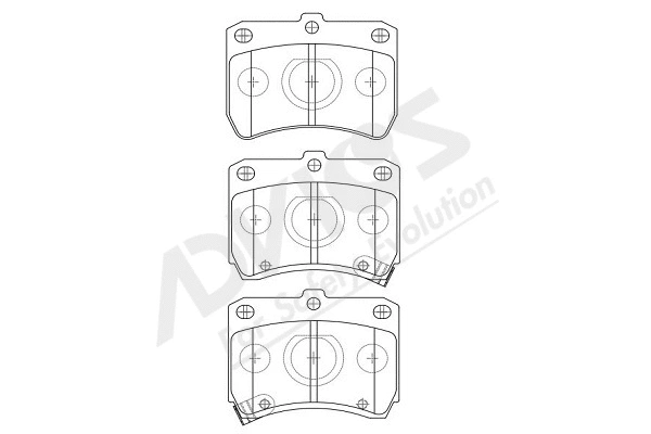 Brake Pad Set, disc brake (R1N055Y)