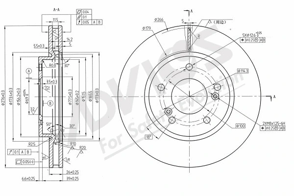 Brake Disc (D6F627)