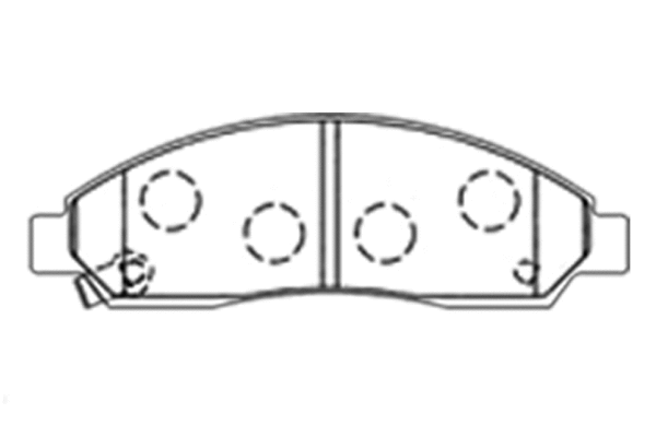 Brake Pad Set, disc brake (J1N032)