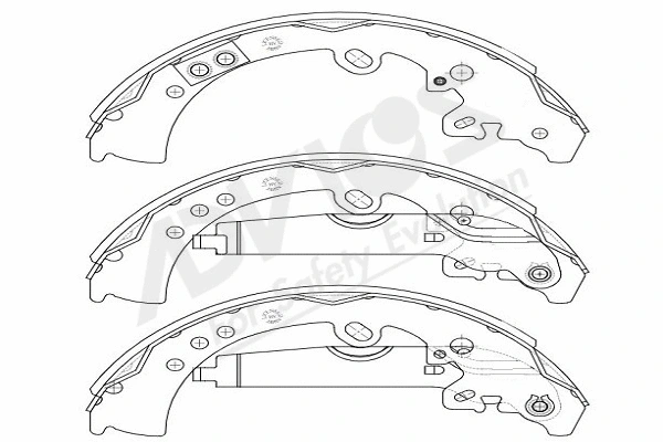 Brake Shoe Set (A8N007Y)