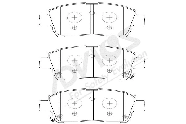 Brake Pad Set, disc brake (A1N068Y)
