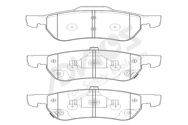 Brake Pad Set, disc brake (L1N014Y)