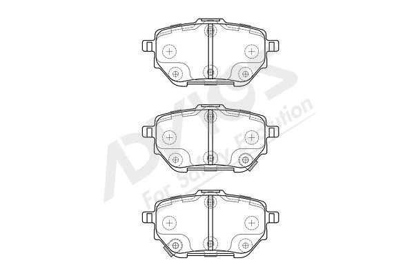 Brake Pad Set, disc brake (A2N294Y)