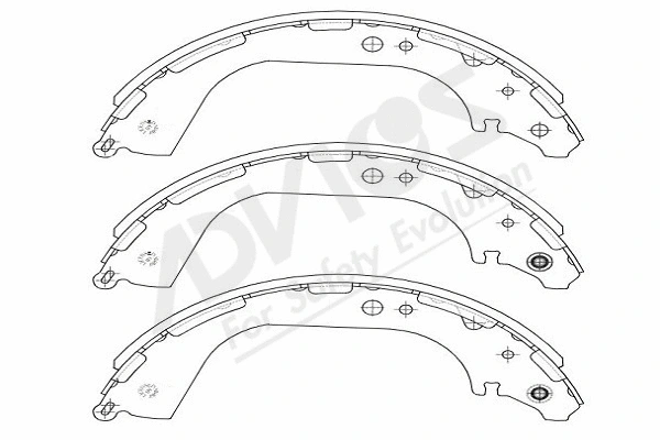 Brake Shoe Set (B8N005Y)