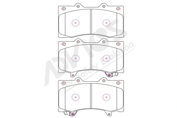 Brake Pad Set, disc brake (B1N212Y)