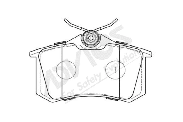 Brake Pad Set, disc brake (L2N016Y)