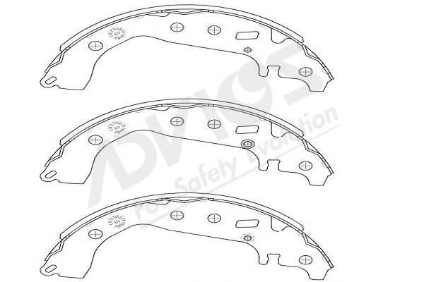 Brake Shoe Set (A8N017Y)