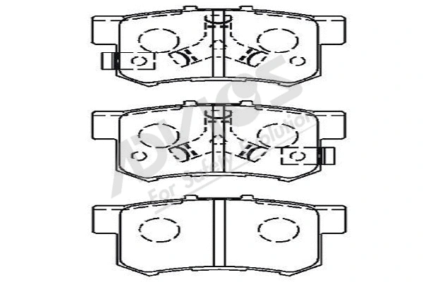 Brake Pad Set, disc brake (C2N061)