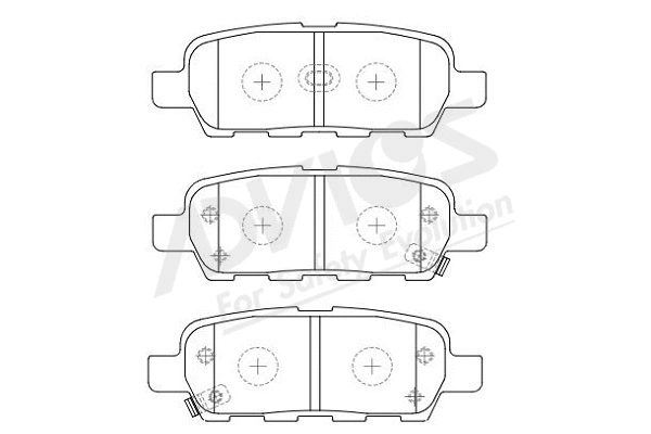 Brake Pad Set, disc brake (B2N064Y)