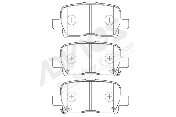 Brake Pad Set, disc brake (C2N135Y)