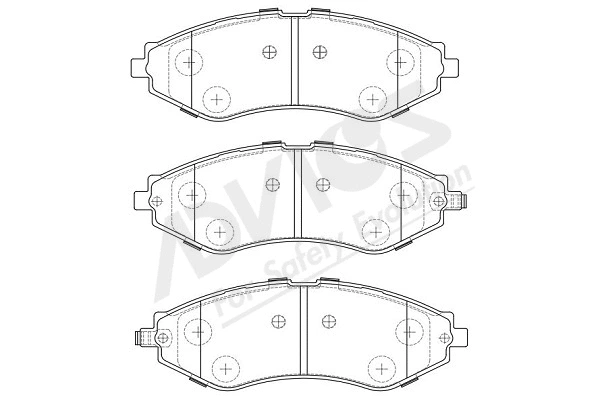 Brake Pad Set, disc brake (L1N004Y)