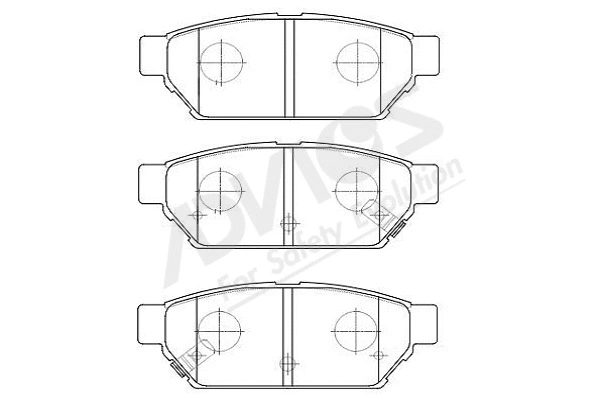 Brake Pad Set, disc brake (D2N040Y)