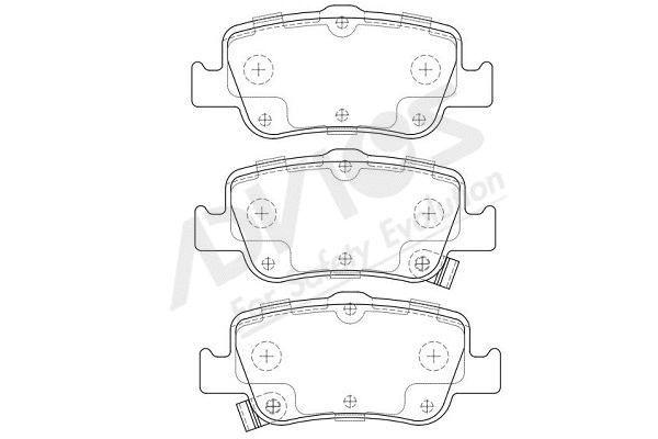 Brake Pad Set, disc brake (A2N224Y)