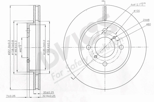 Brake Disc (H6F139)