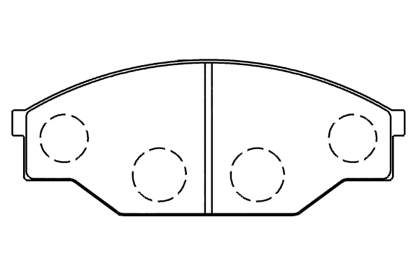 Brake Pad Set, disc brake (A1N173)