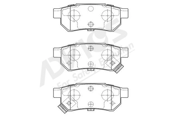 Brake Pad Set, disc brake (C2N022Y)