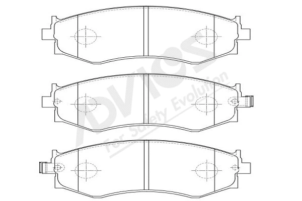 Brake Pad Set, disc brake (B1N020Y)