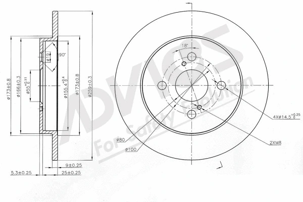 Brake Disc (A6R244)