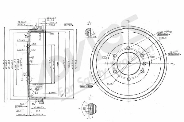 Brake Drum (J7F024)