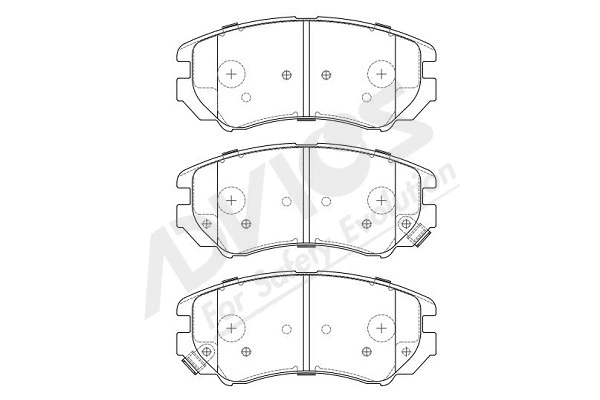 Brake Pad Set, disc brake (R1N009Y)