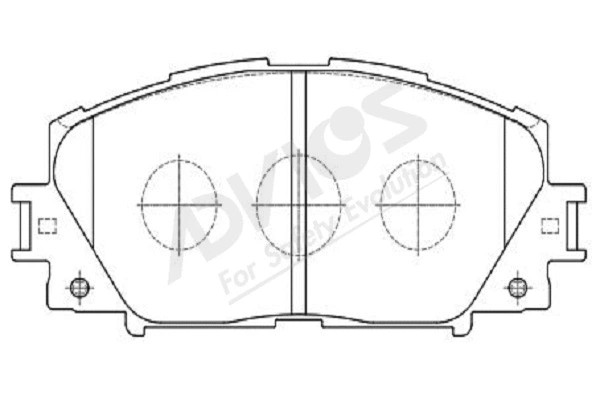 Brake Pad Set, disc brake (A1N192Y)