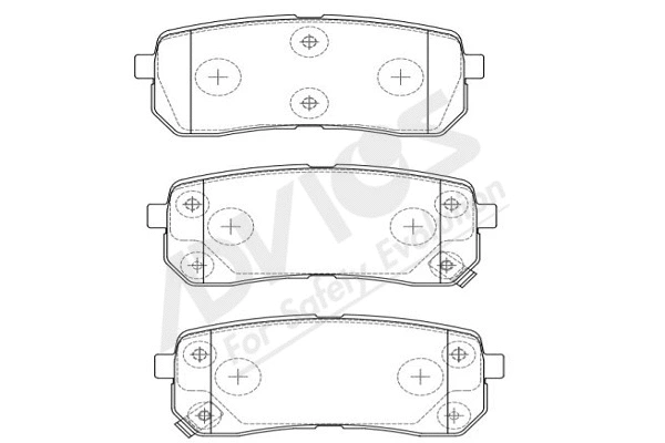 Brake Pad Set, disc brake (R2N045Y)