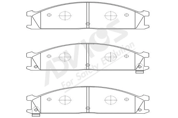 Brake Pad Set, disc brake (B1N011Y)