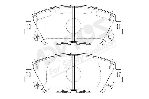 Brake Pad Set, disc brake (A1N286Y)