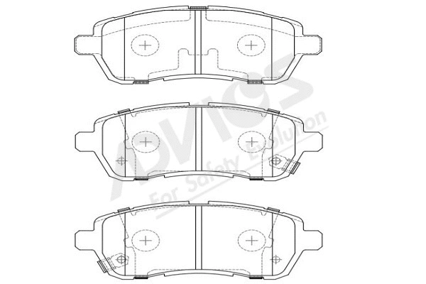 Brake Pad Set, disc brake (E1N094Y)