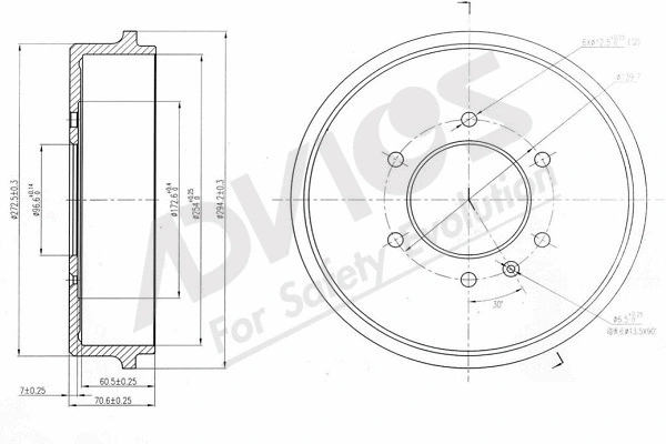 Brake Drum (J7R015)