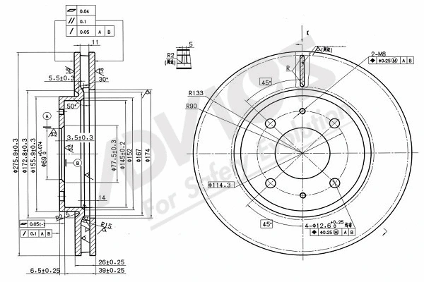 Brake Disc (D6F516)