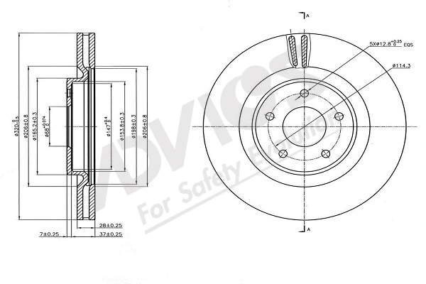 Brake Disc (B6F612)