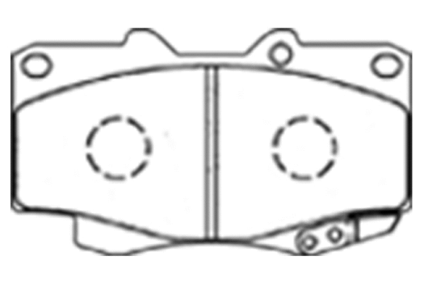 Brake Pad Set, disc brake (A1N141)
