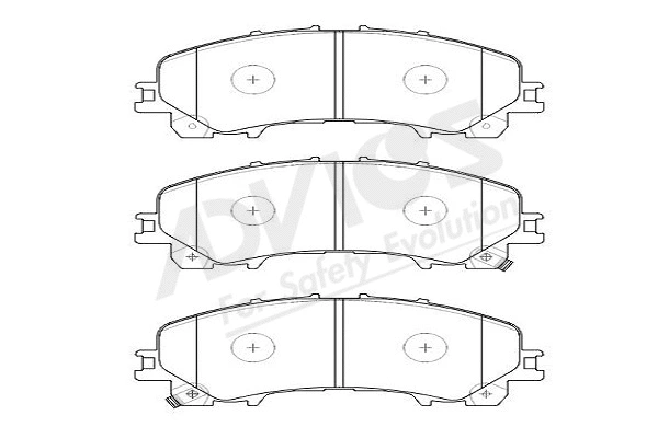 Brake Pad Set, disc brake (B1N249Y)