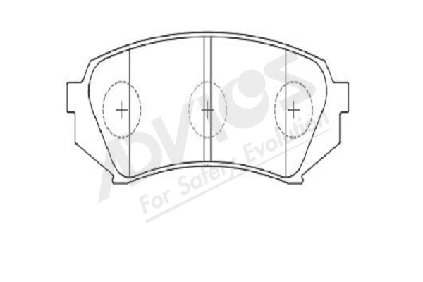 Brake Pad Set, disc brake (A2N004Y)