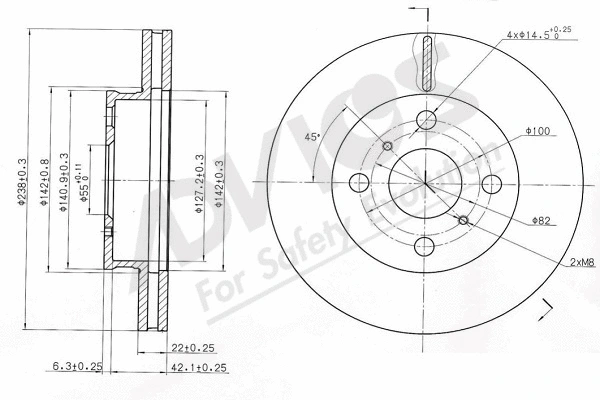 Brake Disc (A6F450)