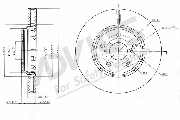 Brake Disc (A6F143)