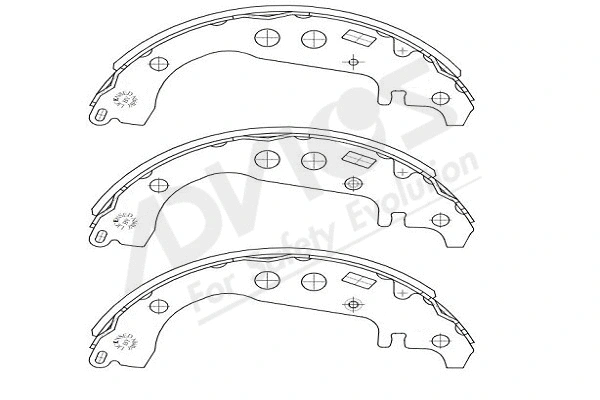 Brake Shoe Set (A8N004Y)