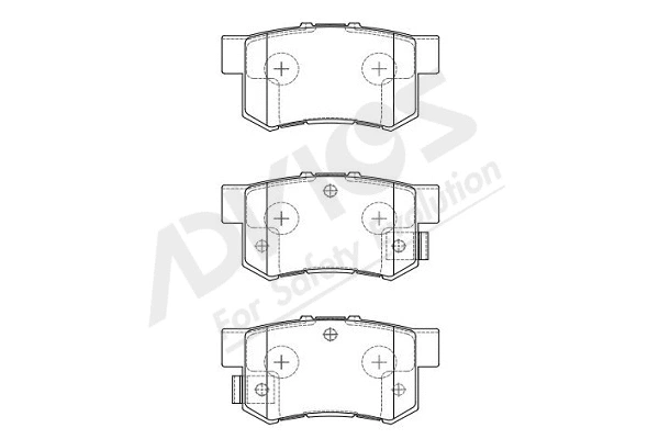 Brake Pad Set, disc brake (C2N015Y)