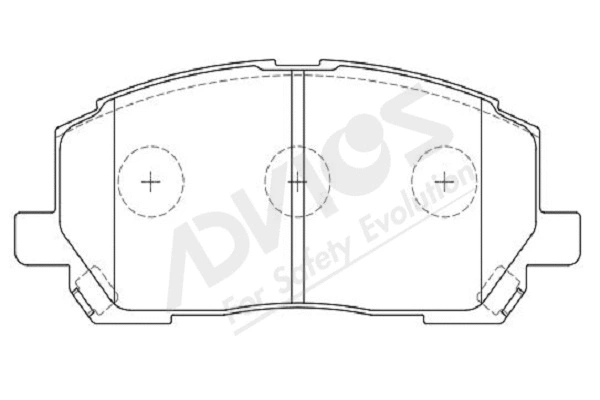 Brake Pad Set, disc brake (A1N103Y)