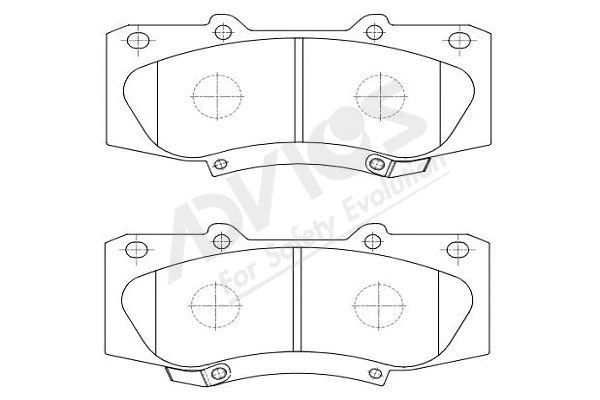 Brake Pad Set, disc brake (A1N217Y)