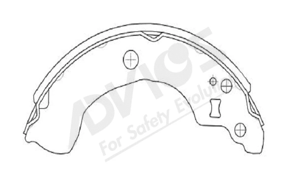 Brake Shoe Set (B8N006Y)