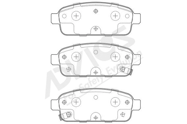 Brake Pad Set, disc brake (L2N008Y)