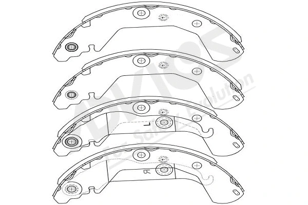 Brake Shoe Set (L8N001Y)